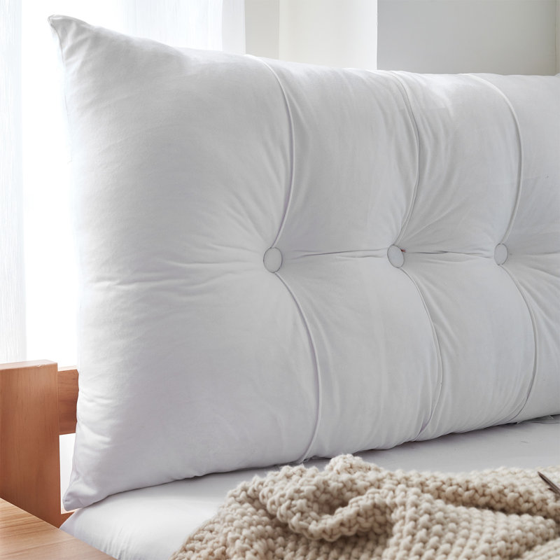 Tête de lit simple très moelleuse Rainha, Blanc
