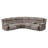 Aprill Upholstered Reclining Curved Sectional Symmetrical