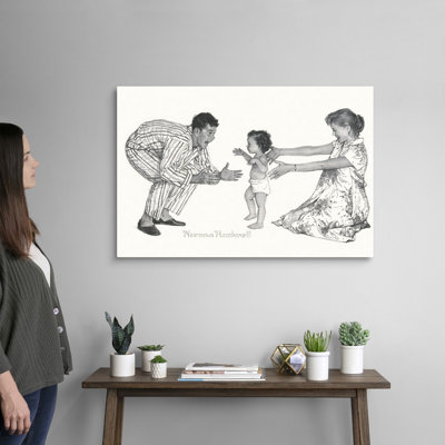 «Baby's First Step», art mural sur toile