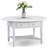Coastal Solid Wood Oval Coffee Table-1617759630