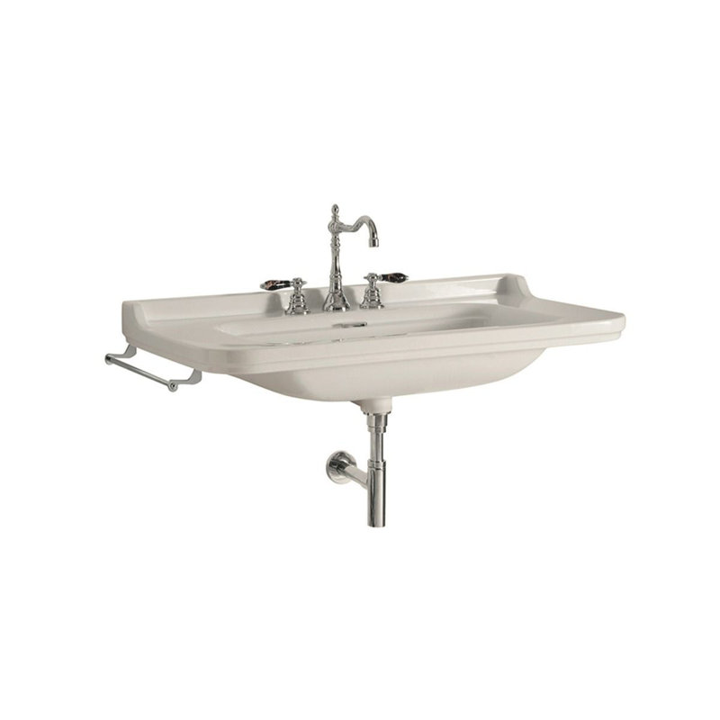 Waldorf 31.5'' L Bathroom Sink, Three Holes