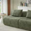 Oversized 3 Seater Compressed Sofa with Chenille Fabric No Assembly Space-Saving for Living Room Apartment-630144732