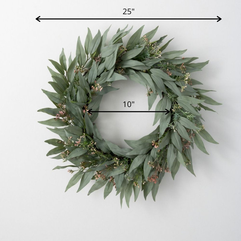 Couronne d'eucalyptus à lame artificielle Guisborough, 25"