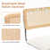 Ambrine Upholstered Boucle Counter & Bar Stool with Cane Rattan Back