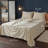 100% Pure Linen Extra Large 4-Piece Sheet Set, Breathable, Durable, Tear-Resistant, Machine Washable, Apricot-124434767-124434770
