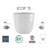 Ecopots Oslo Indoor/Outdoor Modern Recycled Plastic Flower Pot Planter-87810554-80209423