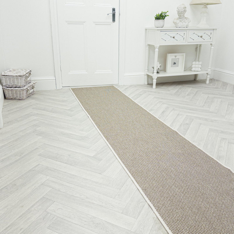 Runner Solid Colour Flatweave Area Rug, Runner 60 x 150 cm