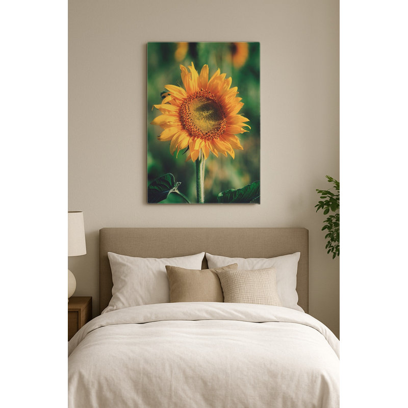 Tournesol Holst — Portrait en métal, H 14 po x l 11 po