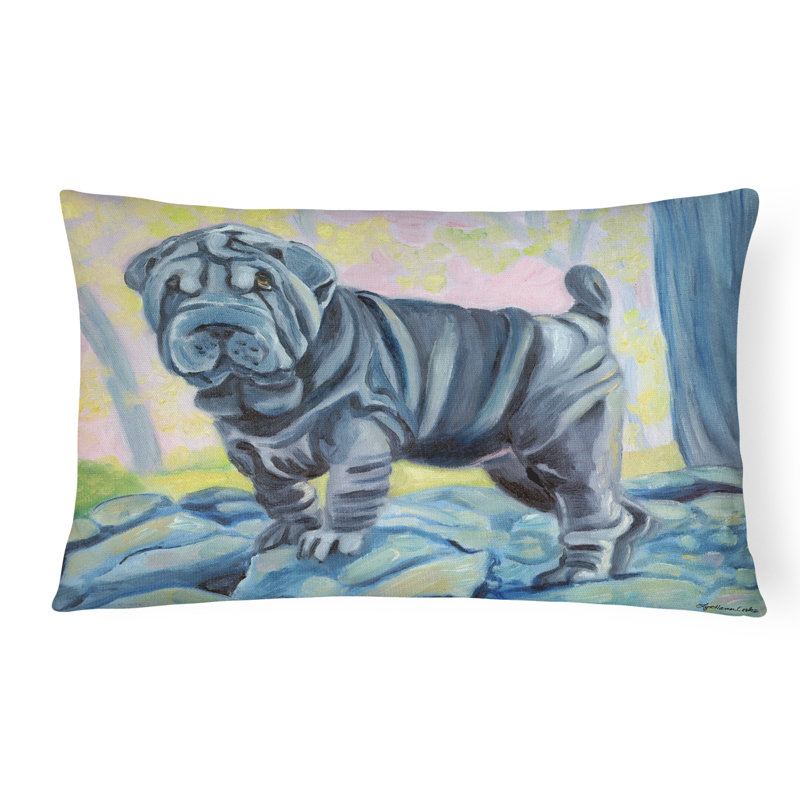  Coussin décoratif intérieur / extérieur Shar Pei