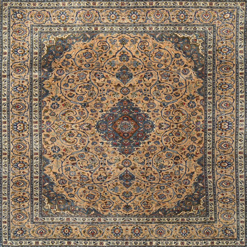 Back Bay Oriental Indoor Rug, Square 3'
