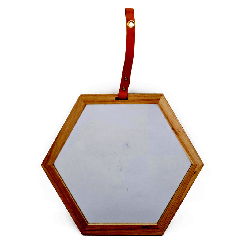 Harlan Hexagon Mirror, 15.8" x 14", 1