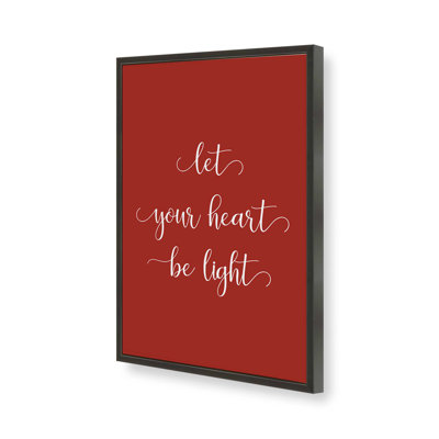 «Let Your Heart Be Light», reproduction d'art