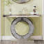 Console, table d'appoint en miroir pour le salon