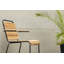 Twila 55cm H Stacking Armchair in Black