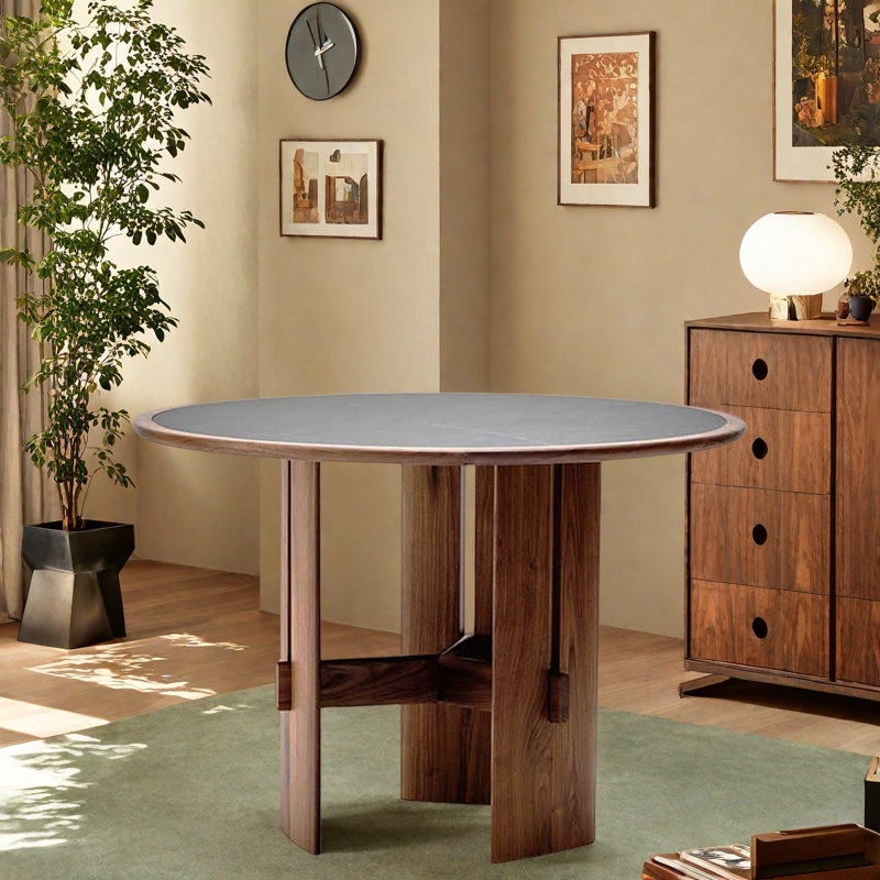 Table ronde Vintage, H 29,53 po x L 47,24 po x l 47,24 po