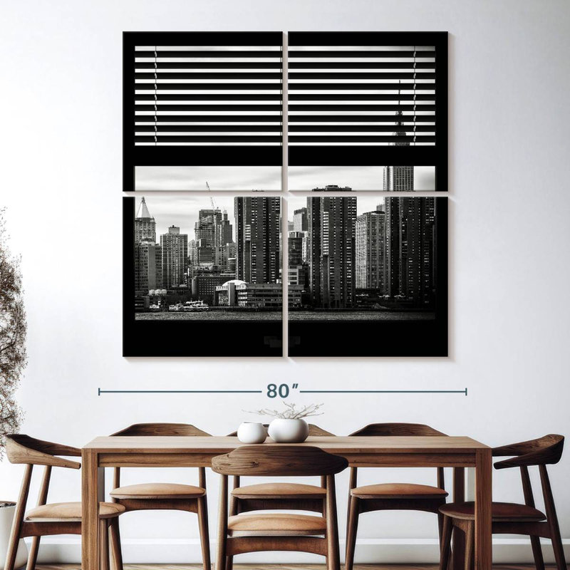 Sireci Window To New York, 74'' H x 74'' W