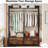 47.2" Rustic Brown Freestanding Closet Organizer