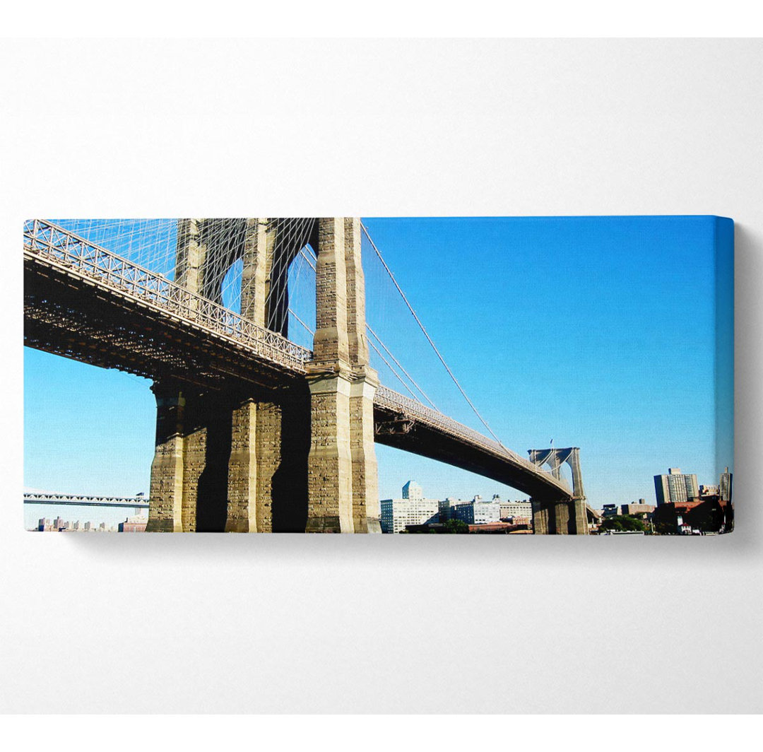 Kunstdruck Brooklyn Bridge By Day auf Leinwand