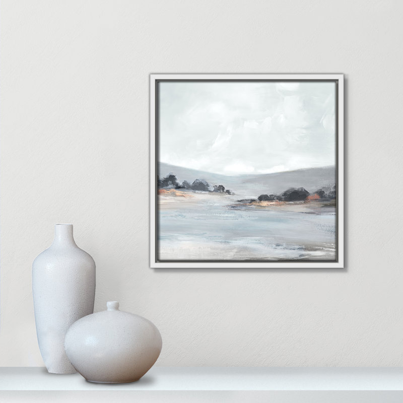 Rolling Green Valleys Print by Luna Mavis, 13.5" H x 13.5" W, White Floater