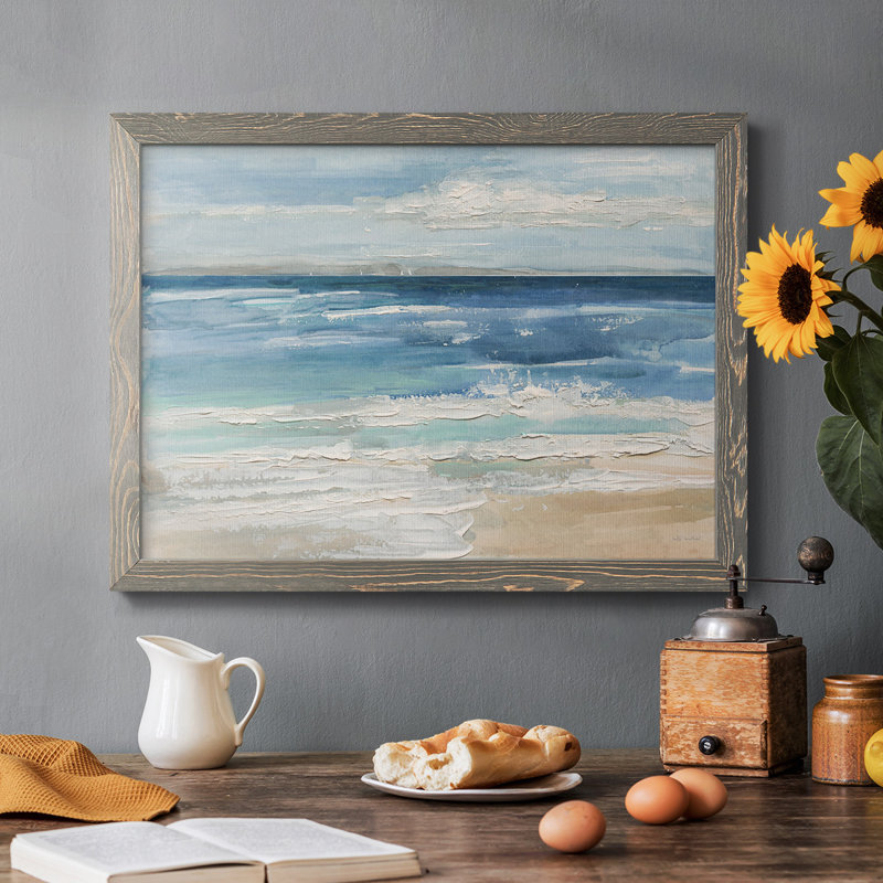 Ocean Waves I, reproduction d'art sur toile, Gris, H 28 po x l 42 po