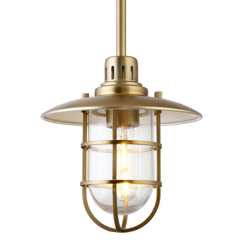Bay 1 - Light Single Pendant, Brass