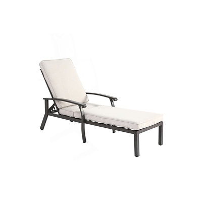 Aluminium Cast Lounge Chair With Adjustable Backrest