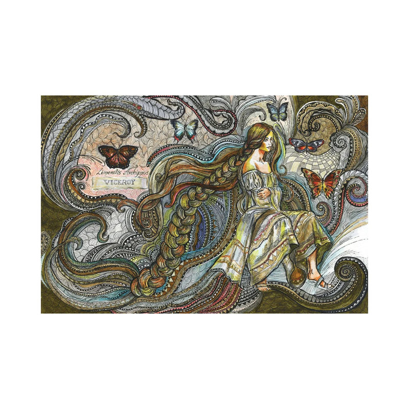 Butterfly Fairy by Fanitsa Petrou - Wrapped Canvas Print, 20.32 cm H x 30.48 cm W