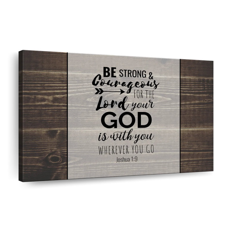 God With You Canvas Print, 8" H x 12" W x 1" D