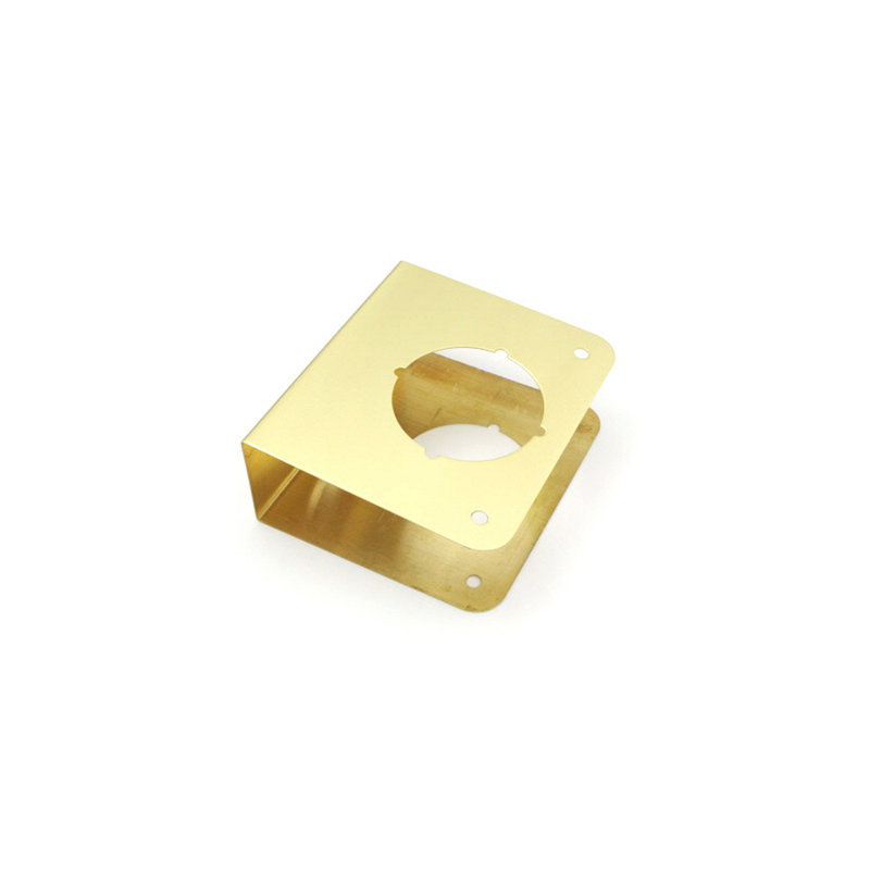 Solid Brass Door Reinforcer, Polished Brass