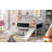 Twin Size Loft Bed Wood Bed With Two Storage Boxes-184220696