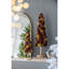 Décoration de table arbre de Noël 6,7 x 6,7 x 20 po, café multicolore-125537982