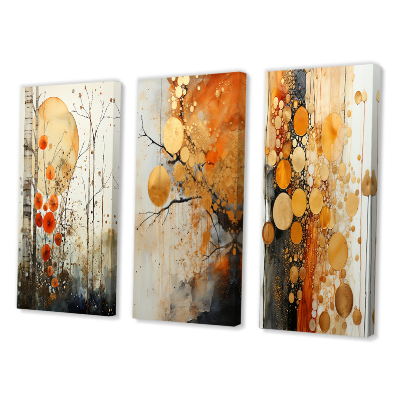 «Rustic Reflections», 3 pièces, Toile tendue, H 20 po x l 36 po