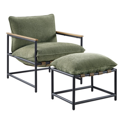 Sanders Chair & Ottoman
