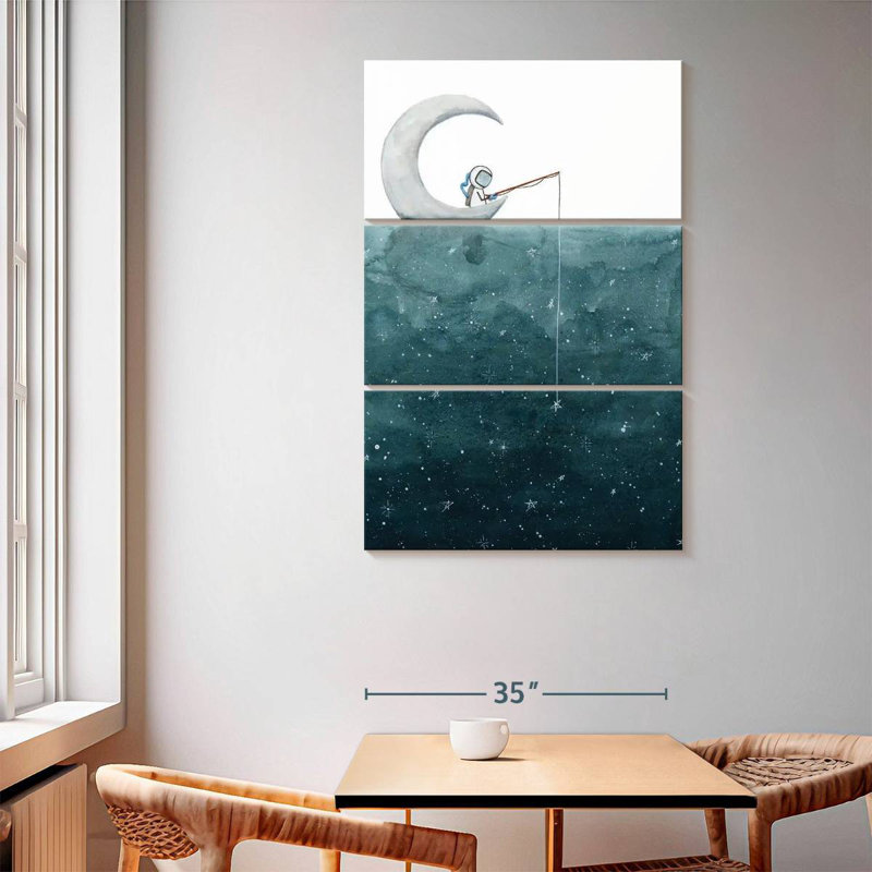 Fishing For Stars, 65" H x 42" W