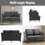 Alexander-James 2 Seater Linen Blend Loveseat