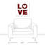 « écossais love »-impression sur toile tendue-1900105244