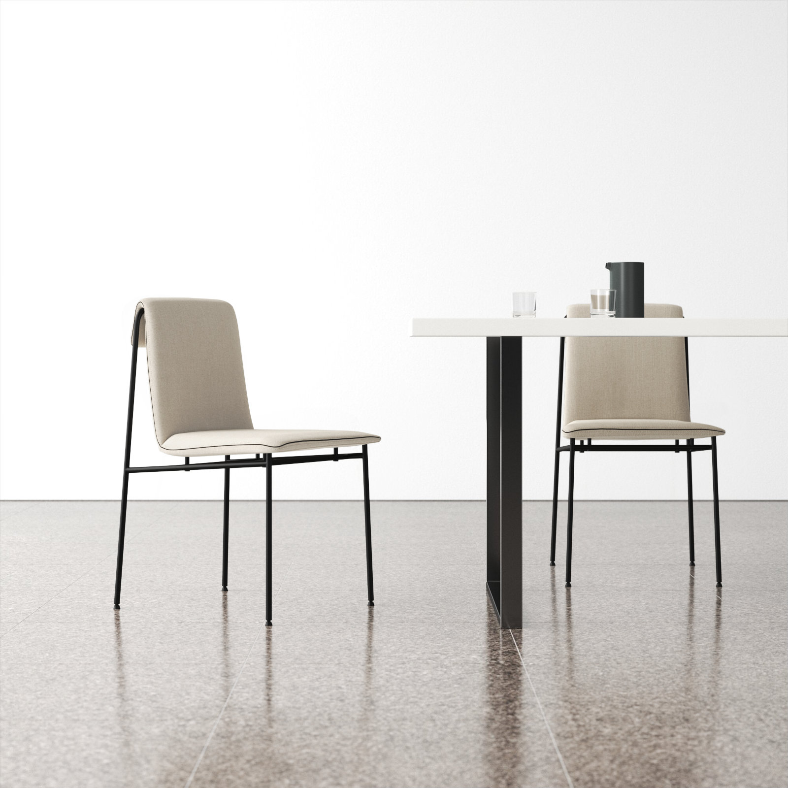 Kerey Side Chair, Tan