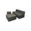 Amlie 78cm Wide Square Solid Colour Pouffe Ottoman-1295087103