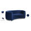 Causeuse courbée en velours 70,5 po Breccan-129988104-131080426