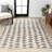 Taos Moroccan Triangle Geometric Cream/Gray Rug-765134150
