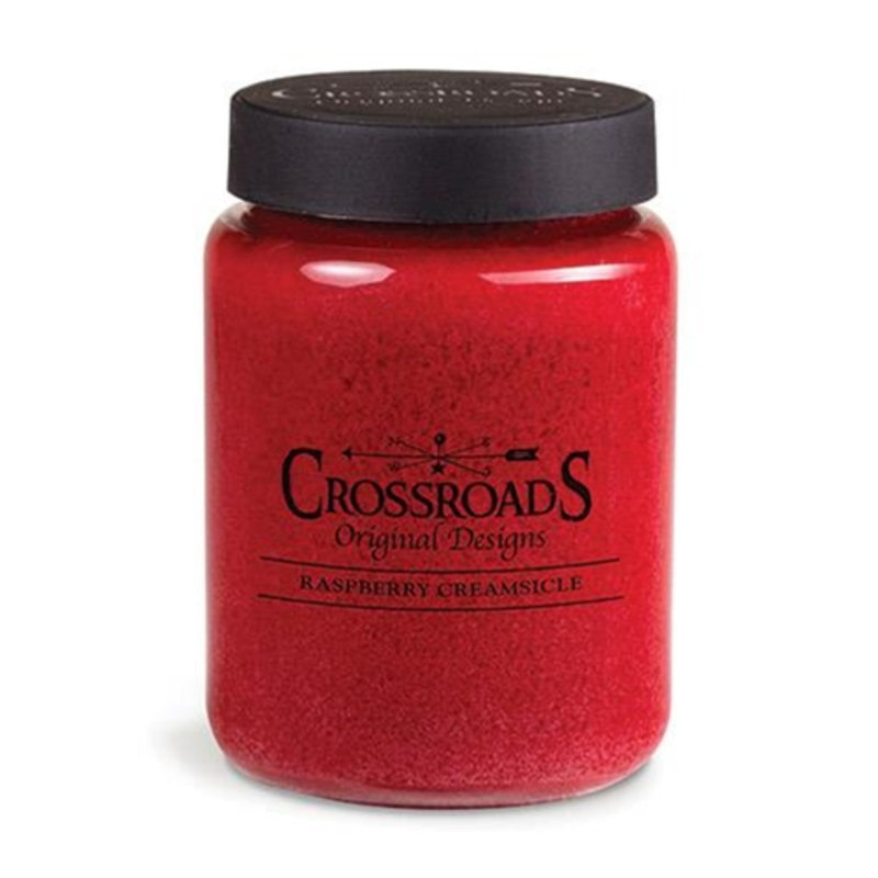 Raspberry Creamsicle Scented Jar Candle