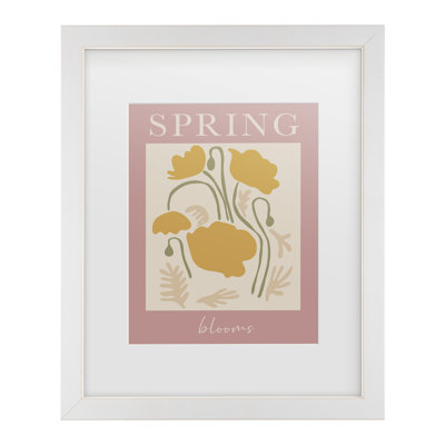 «Grace», art numérique encadré «Springblooms Ratioiso Matted»
