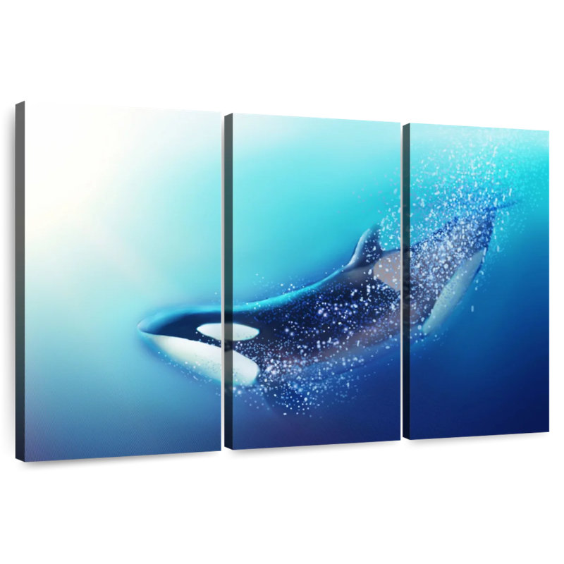 Brampt Underwater Orca, 48" H x 74" W
