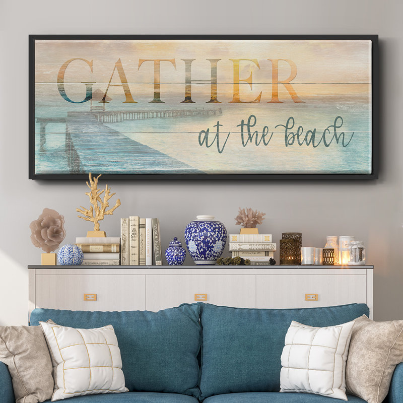Gather at- Framed Canvas