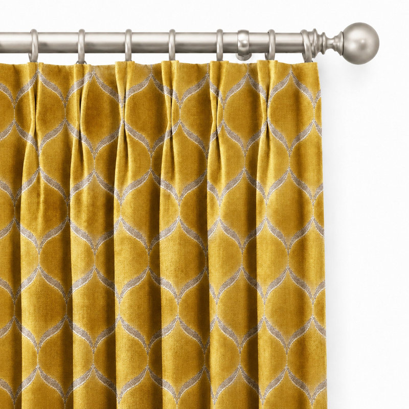 Medallian Velvet | Eliza Fabric, Gold