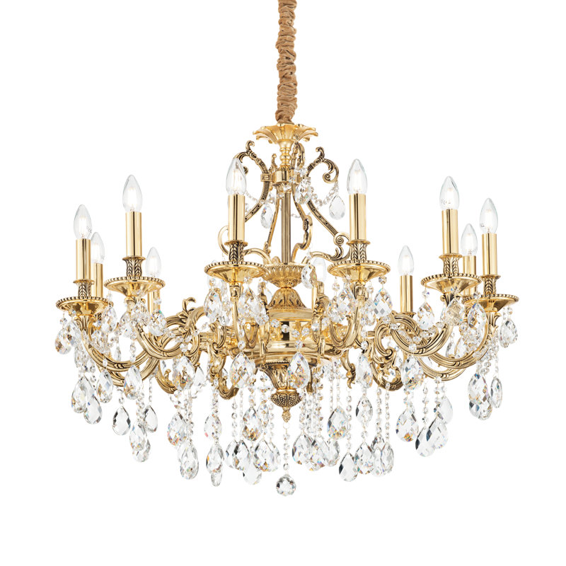 12 - Light Candle Style Chandelier