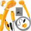 Stulysse Portable Hanging Shower Outdoor Shower with Detachable Shower Head and Footwash Spout