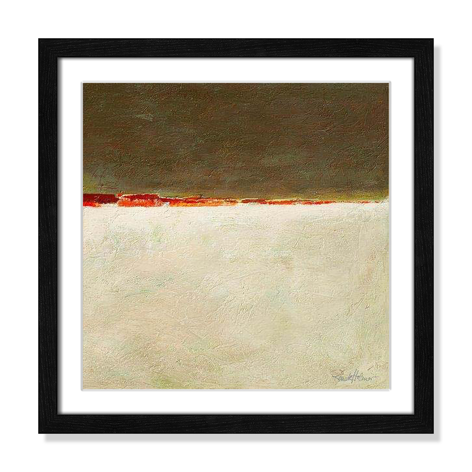 Rosalind I Print, 17" H x 17" W x 0.75" D, Black Framed