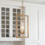 1-Light Cylinder Pendant Light Glass Shade