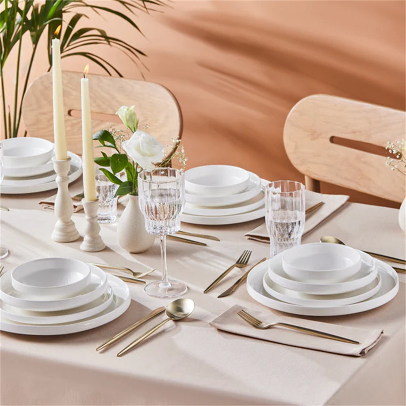 Piece Bone China Dinnerware Set - Service for 6